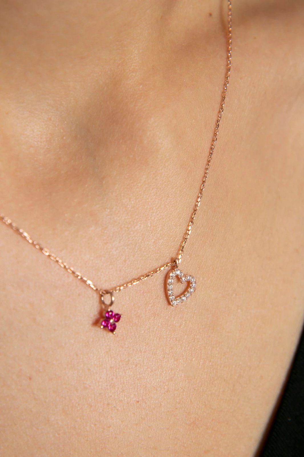 Qafore argjendi ngjyrë rozë gold Elika Silver, ELKSLVR7417