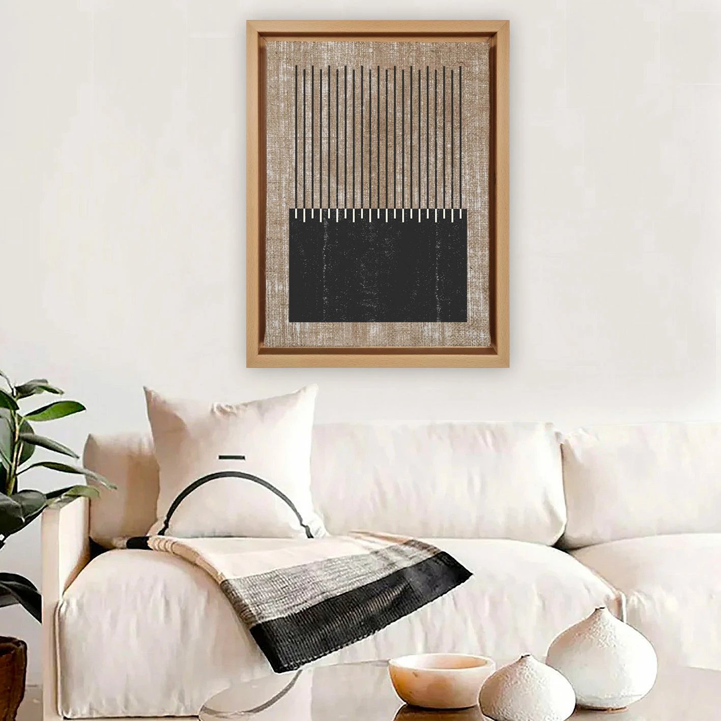 Pikturë dekorative në kanavacë Wallity, LNJ918710327353 - 96136, shumëngjyrëshe, 96x136cm