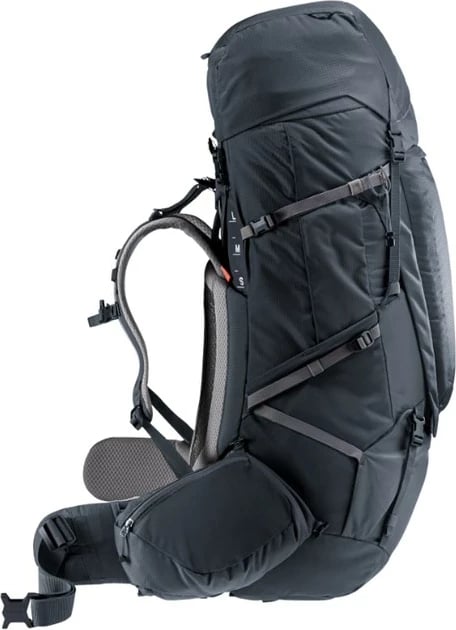 Çantë shpine Deuter Aircontact Pro 85+10, për hiking, Najlon, e zezë