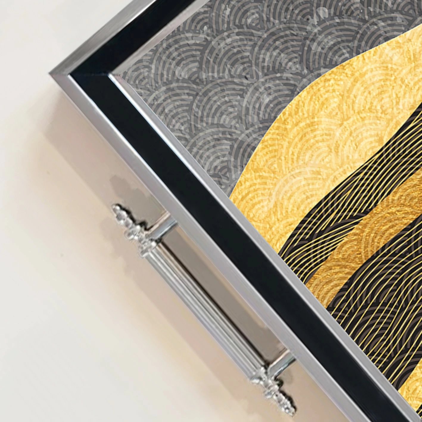 Tabaka xhami, dizajn Aberto, TPG9858, shumëngjyrëshe Tabaka xhami, dizajn Aberto, TPG9858, shumëngjyrëshe