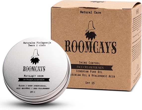 Krem fytyre mat për meshkuj ROOMCAYS SPF15, 50ml