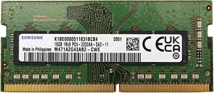 RAM memorie Samsung SODIMM, 3200MHz,16GB DDR4 