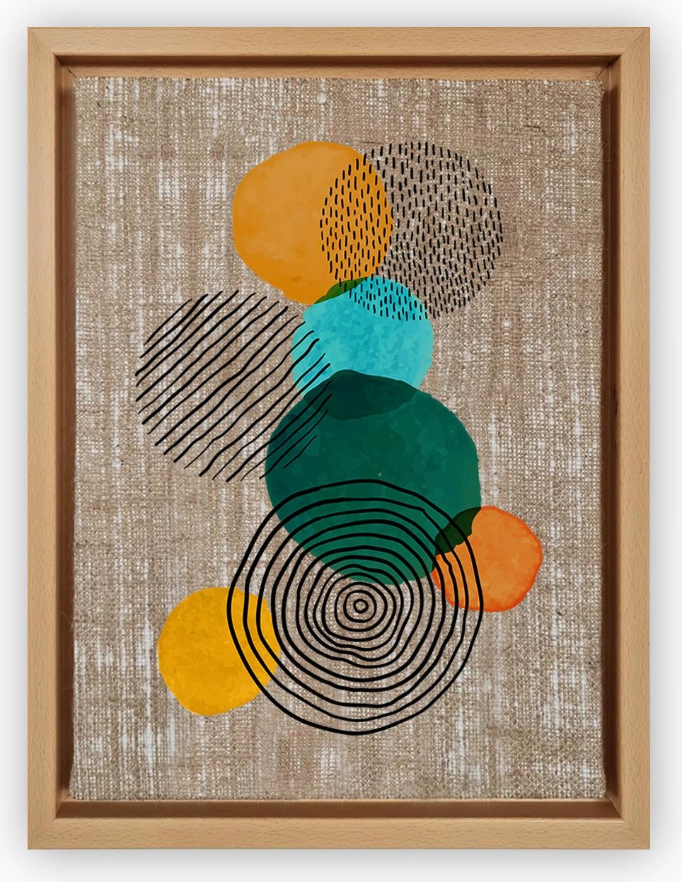 Pikturë dekorative në kanavacë, shumëngjyrëshe, Wallity, LNJ219362251114, 36x46cm