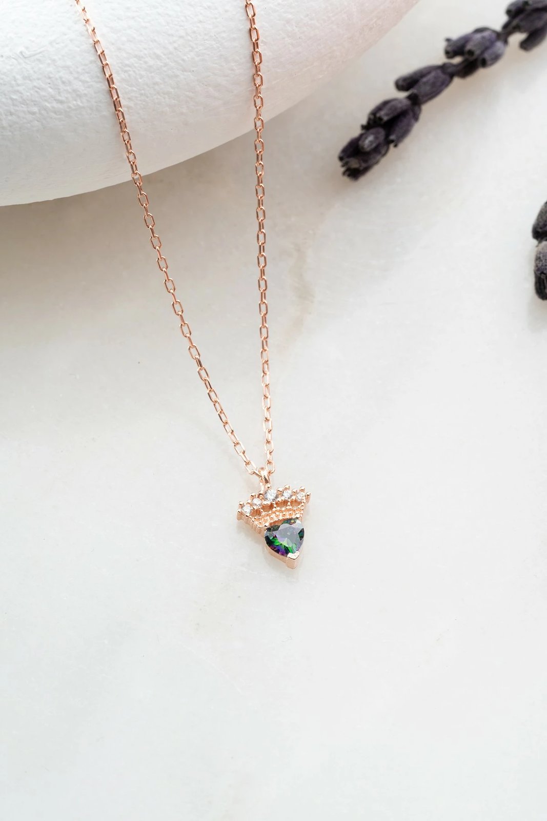 Qafore argjendi, ngjyrë rozë e arit dhe e gjelbër, Jumeon, TRDYL1001