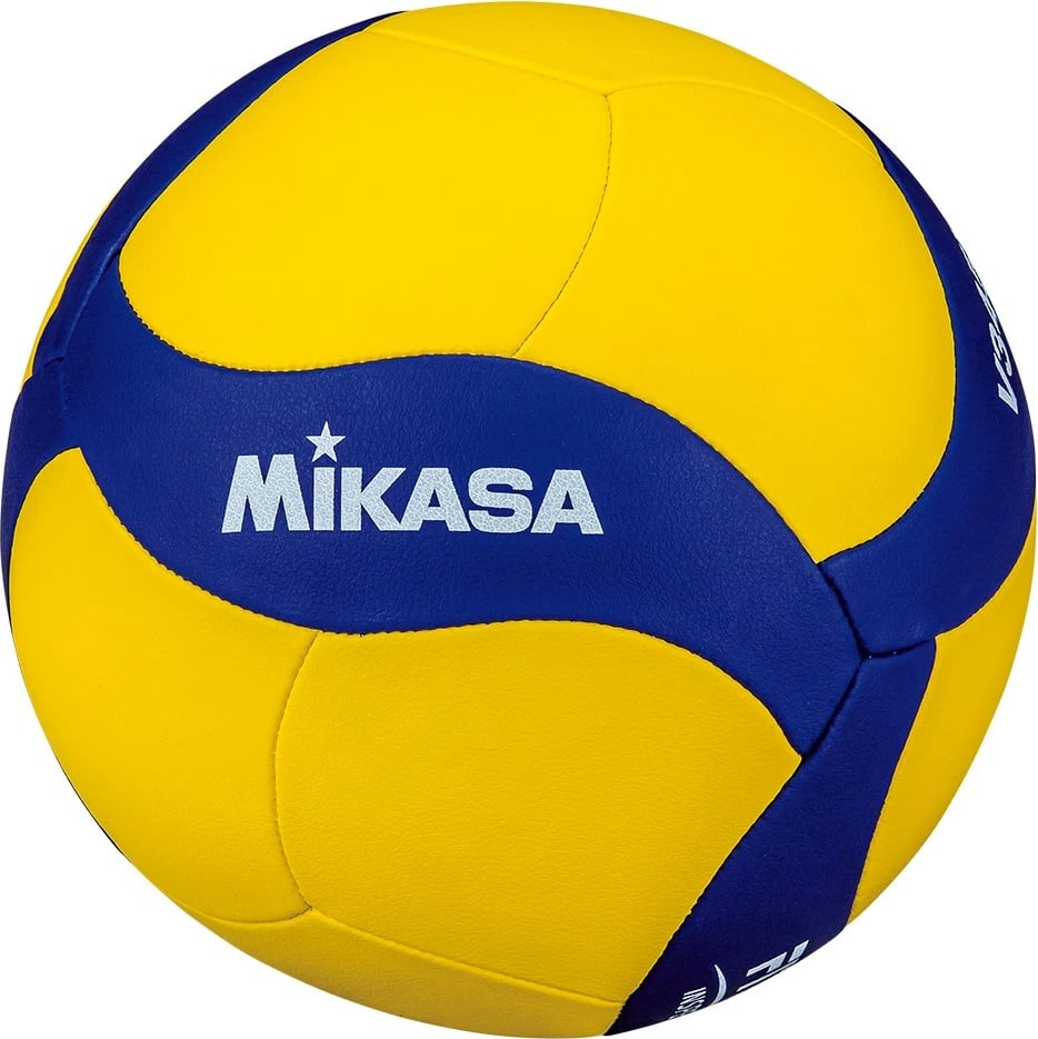 Top volejbolli Mikasa V345W, i verdhë/ i kaltër