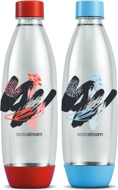 Shishe për SodaStream Fuse Brush Design 2x1L, transparente