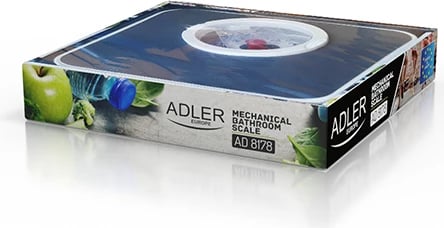 Peshore banjo mekanike, Adler AD 8178, 120 kg, saktësi 1 kg, rregullim kalibrimi, e zezë