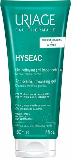 Cleanser për fytyrë unisex URIAGE Hyseac 150ml Cleanser për fytyrë unisex URIAGE Hyseac 150ml