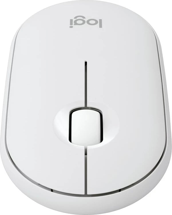 Maus Logitech 910-007013 wireless, ambidextrous, 4000 DPI, i bardhë
