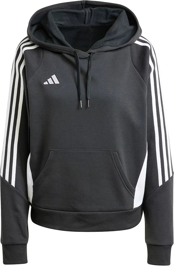 Duks adidas Tiro 24 me kapuç, për femra, i zi
