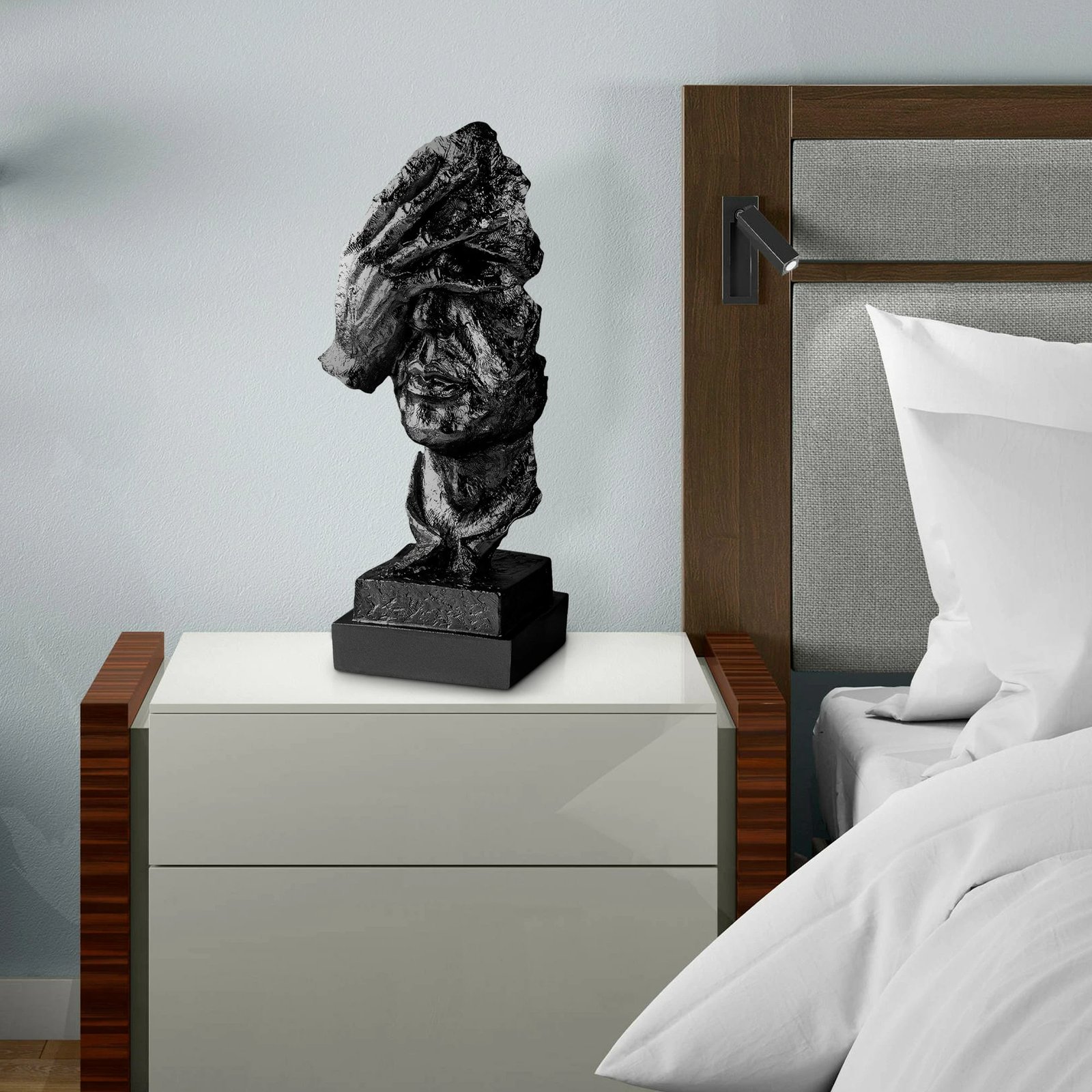 Objekt dekorativ Evila Originals, Yak-032-C, ngjyrë e zezë