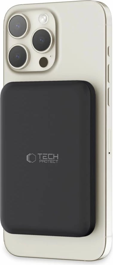 Powerbank Tech-Protect LifeMag PB10, 5000mAh, MagSafe, USB-C, e zezë