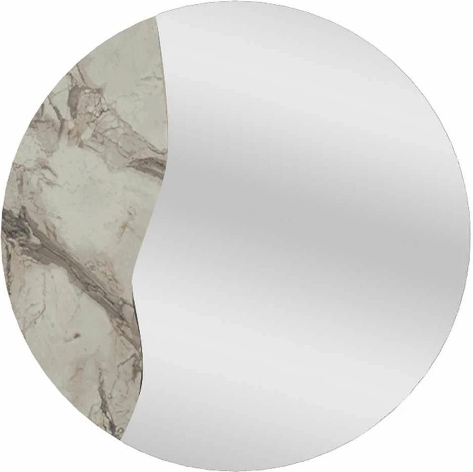 Pasqyrë dekorative, ngjyrë mermeri, Skye Decor, Oula, 60x60cm