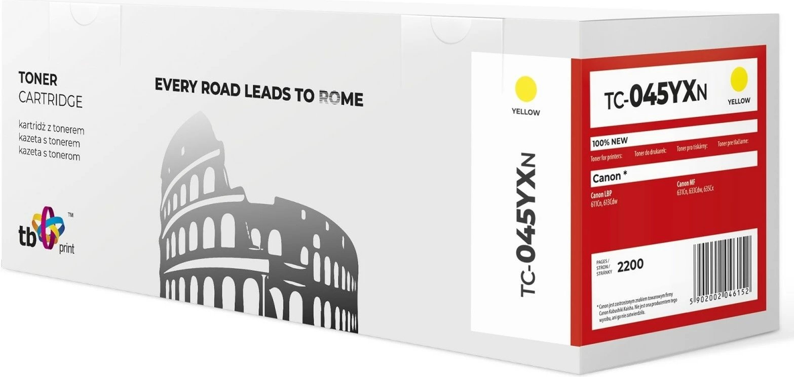 Toner TB Print TC-045YXN për Canon, Yellow
