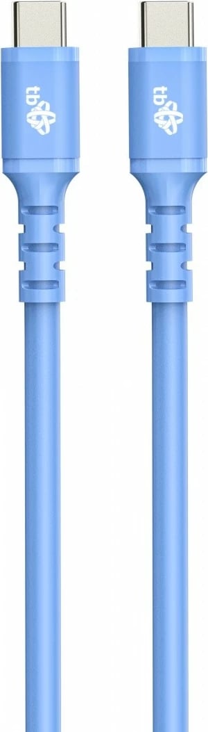 Kabllo USB Type-C në USB Type-C TB AKTBXKUCC2SI10N, 1m, Silikon, Kaltër