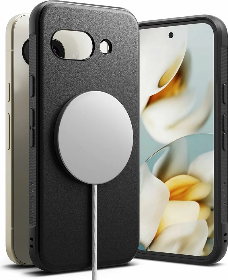Mbështjellës Ringke Onyx Magnetic MagSafe për Google Pixel 9A, i zi