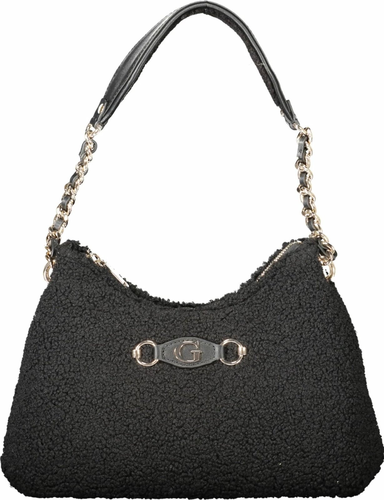 Çantë femrash GUESS JEANS ASLIA, e zezë