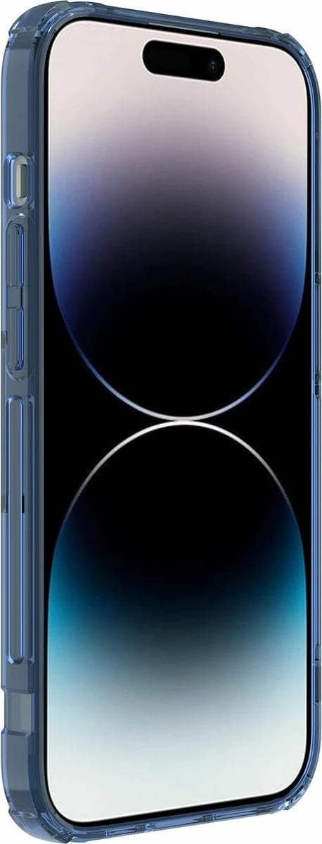 Mbështjellës Nillkin Nature Pro për iPhone 14 Pro Max, i blinduar, Blu/Transparent