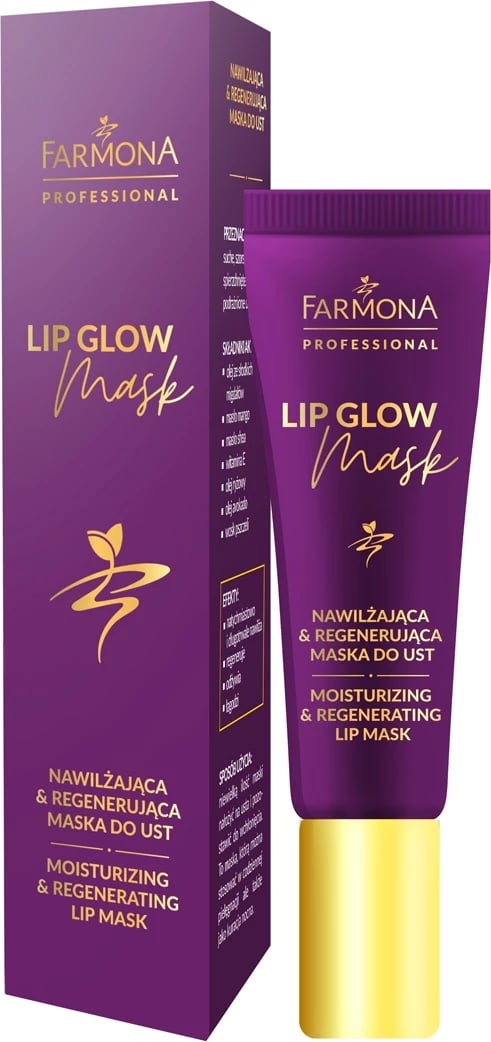 Maskë për buzë Farmona Professional Lip Glow Mask për femra, 12ml