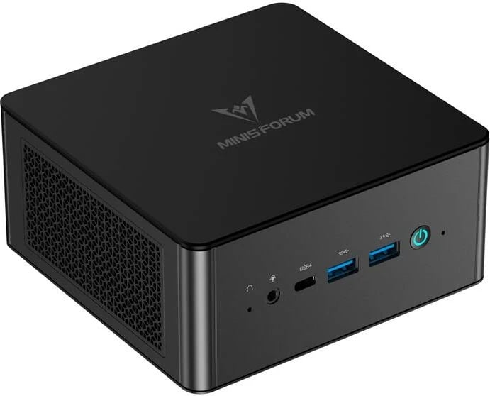 Kasë Minis Forum UM890 Pro, Ryzen 9 8945HS, 32GB RAM, 1TB SSD, e zezë