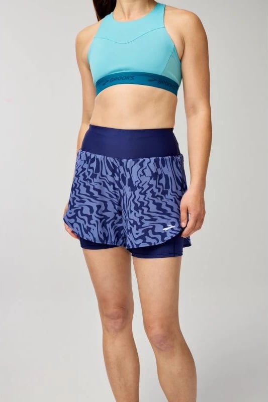 Shorce vrapimi për femra Yakimasport, navy blue Shorce vrapimi për femra Yakimasport, navy blue