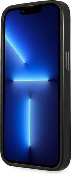 Mbështjellës Guess SaffianoTriangle Logo për iPhone 14 Pro 6.1", argjend Mbështjellës Guess SaffianoTriangle Logo për iPhone 14 Pro 6.1", argjend