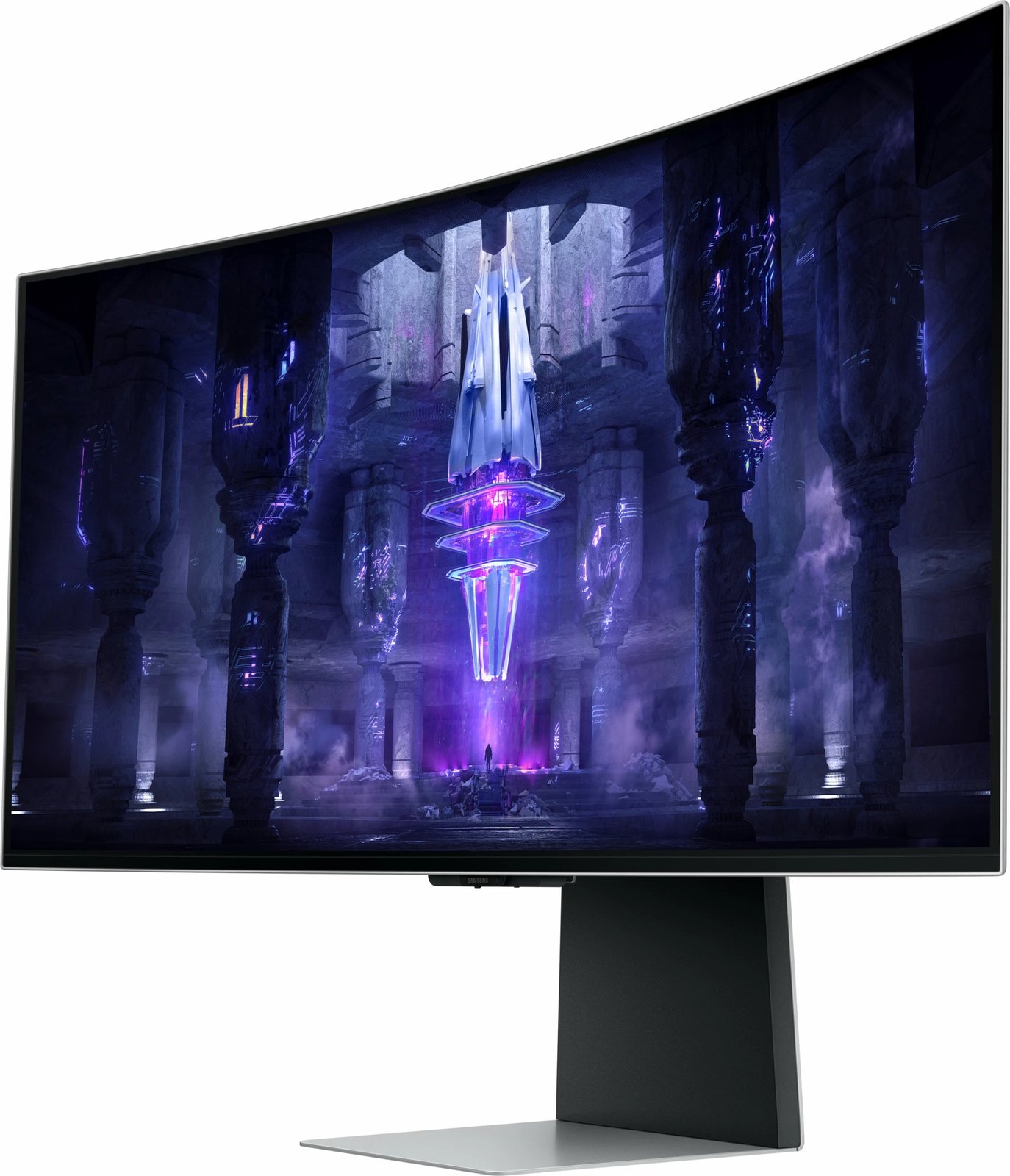 Monitor Samsung G85SB, 86.4 cm (34"), 3440 x 1440 pixels, UltraWide Quad HD, OLED, Argjendtë Monitor Samsung G85SB, 86.4 cm (34"), 3440 x 1440 pixels, UltraWide Quad HD, OLED, Argjendtë