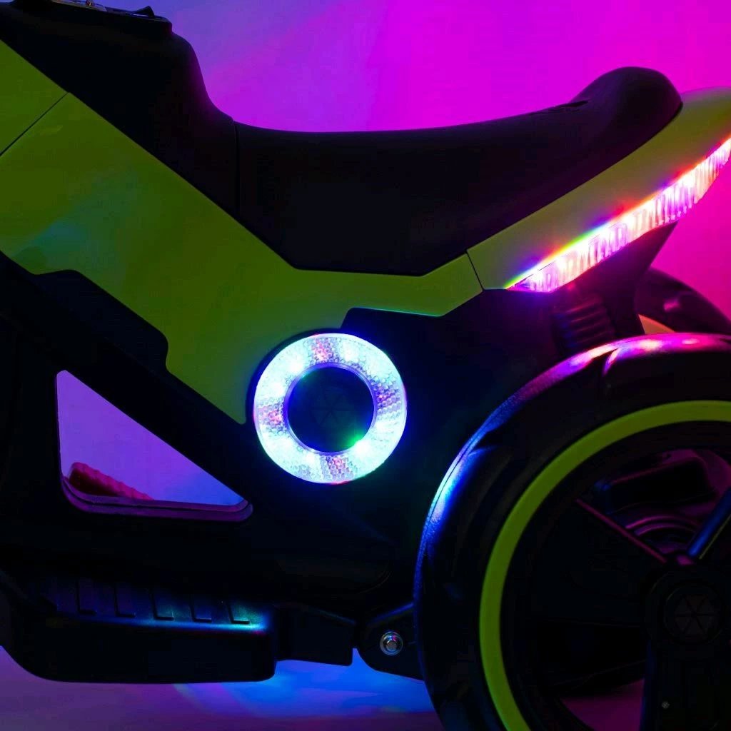 Moto elektrike për fëmijë, Baby Mix, POLICE, 6V 7Ah, 2x6V/24W, USB/MP3, LED, 2-4 km/h, 3-7 vjeç, blu