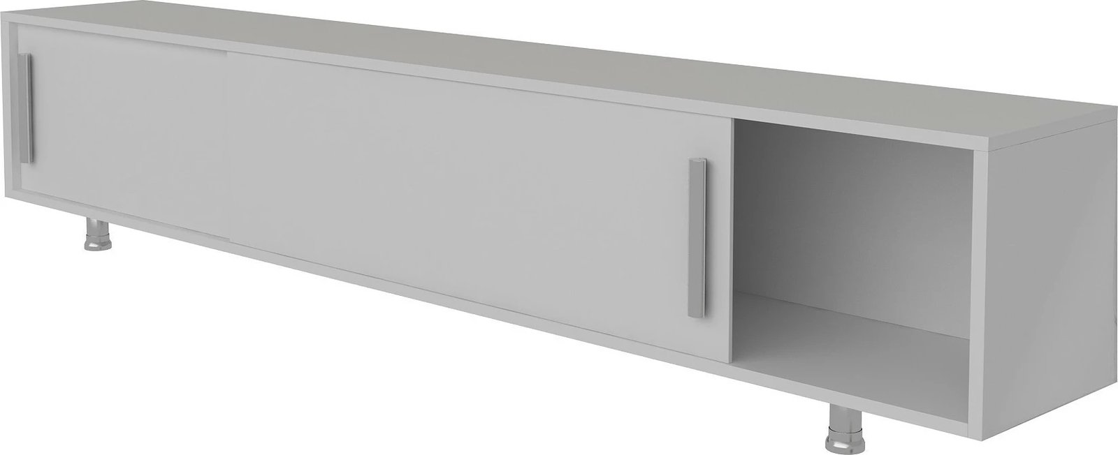 Komodë për TV Hanah Home, Nehi - e bardhë, e bardhë