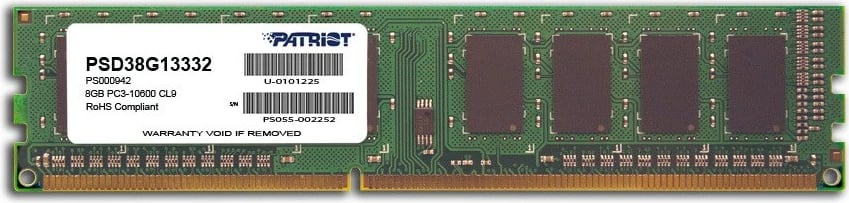 Ram memorie Patriot Memory, DDR3, 8GB,1333 MHz