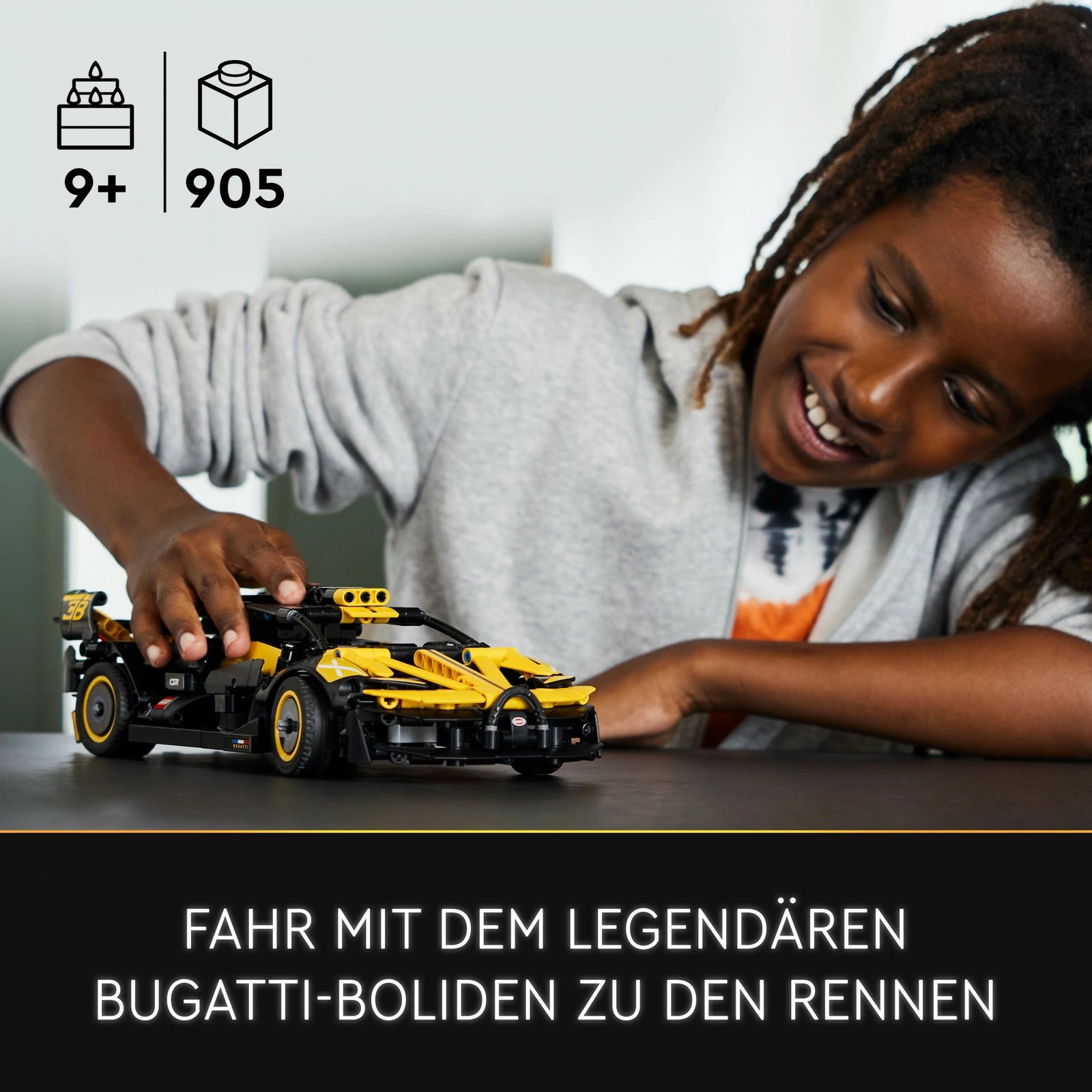 Set ndërtimi LEGO Technic Bugatti Bolide, 905 pjesë, plastikë, shumëngjyrësh Set ndërtimi LEGO Technic Bugatti Bolide, 905 pjesë, plastikë, shumëngjyrësh
