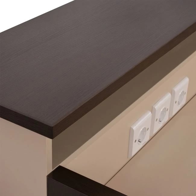 Zyrë pritjeje 240x82 wenge/bezh FH2068.01 240x82x105cm