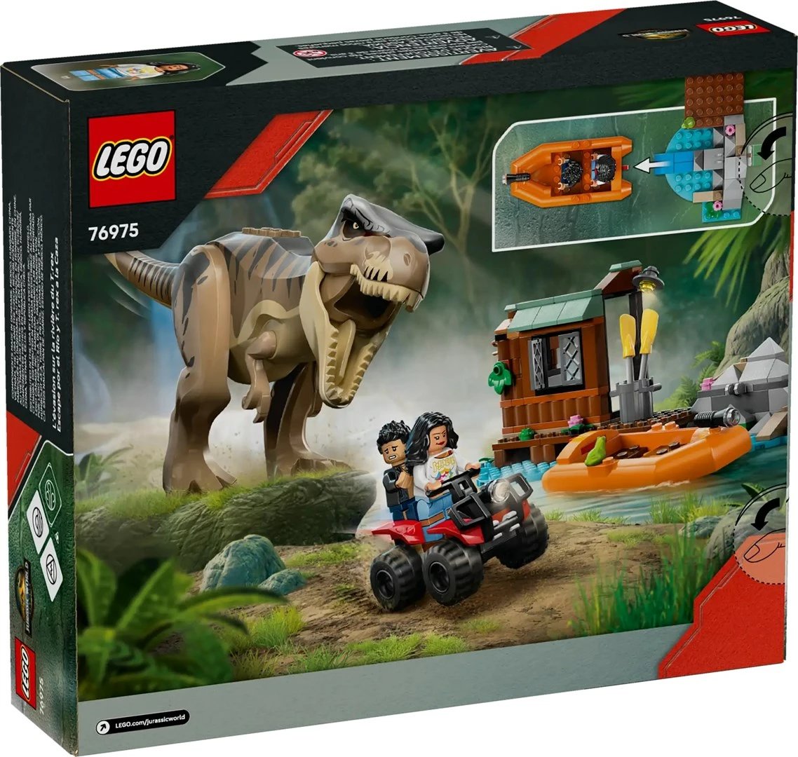Set LEGO Jurassic World T-Rex River Escape 76975, 199 pjesë