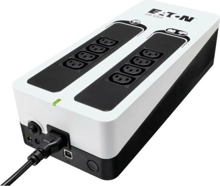 UPS, Eaton, 3S 550 IEC 3S550I, 550 VA, USB 3.0, offline, bardhë/zezë