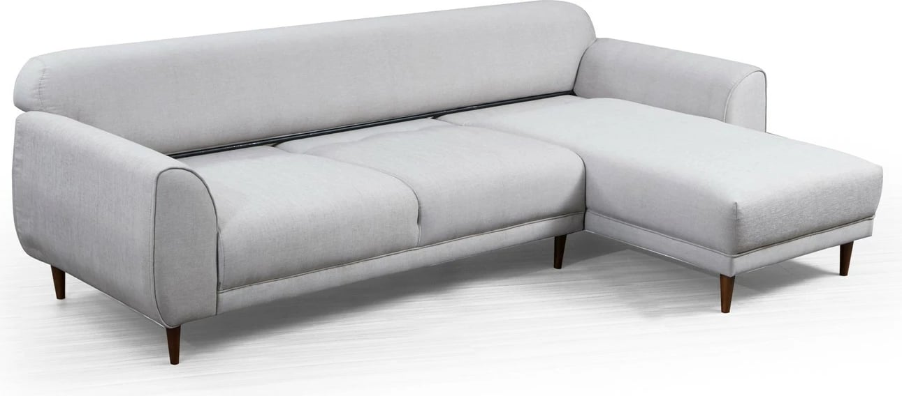 Kënd divan-krevat Atelier del Sofa, kënd i djathtë, bezhë