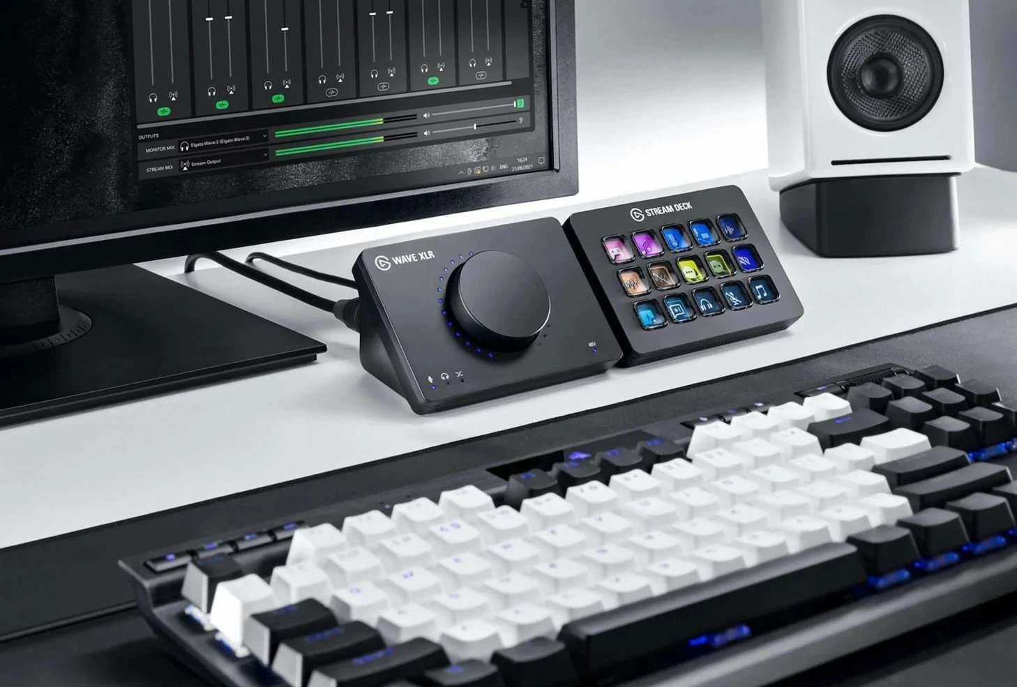 Interfacsë audio për mikrofon, Elgato Wave XLR (10MAG9901), USB-C, 20–20000 Hz, 48V, e zezë