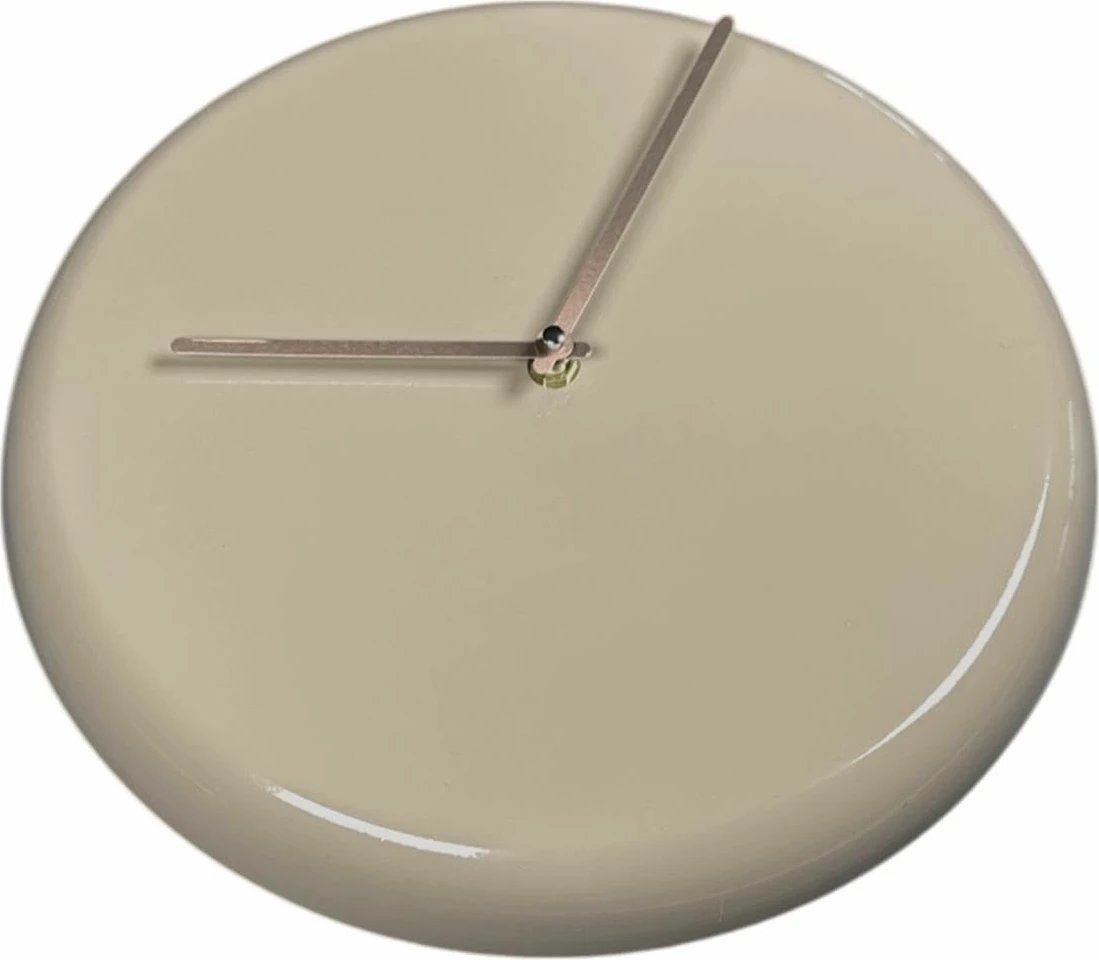 Orë muri dekorative metalike Wallity, ngjyrë kapuçino, 30cm