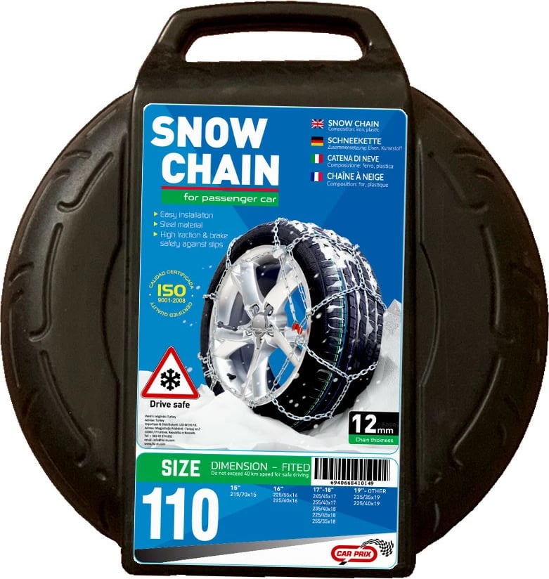 Zinxhir metali për borë Size 110 Snow Chain