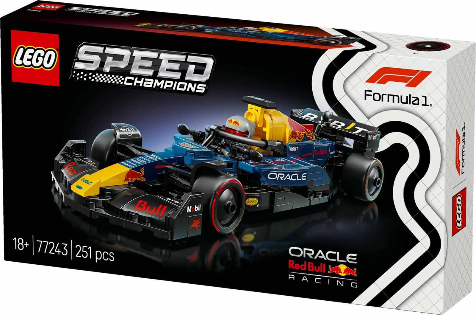 Set ndërtimi LEGO Oracle Red Bull Racing RB20 F1, 251 pjesë, shumëngjyrësh