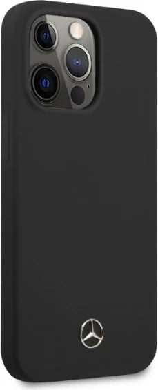 Mbështjellës Mercedes Silicone Line MagSafe për iPhone 13 Pro Max 6.7", i zi