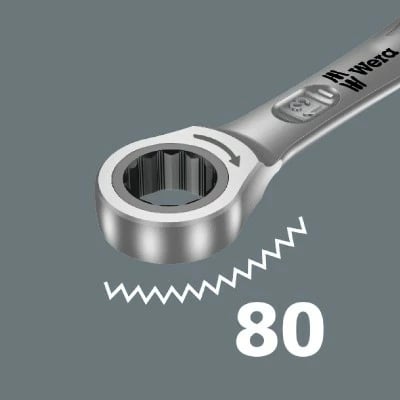 Set çelësa kombinues Wera Joker 11 copë, 8-19mm, çelik inox, mat, me kuti bartëse