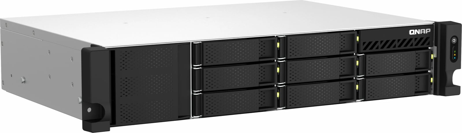 NAS rackmount QNAP TS-864eU-RP-8G, 8 vende, Intel Celeron N5095, 8GB RAM, 2U, short depth, i zi
