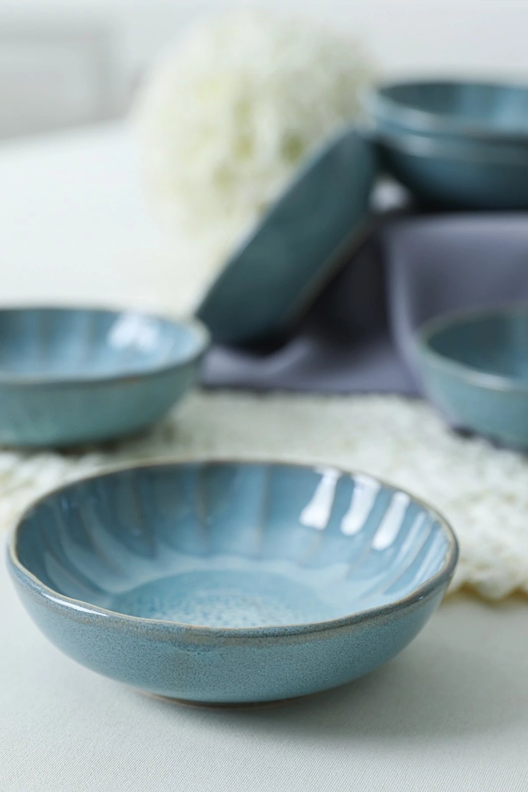 Set pjatash për meze (6 copë), Hermia Concept, ngjyrë turquoise, X00019038 Set pjatash për meze (6 copë), Hermia Concept, ngjyrë turquoise, X00019038