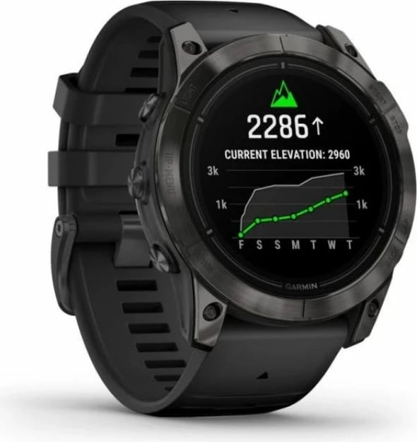 Orë sportive Garmin unisex, e zezë