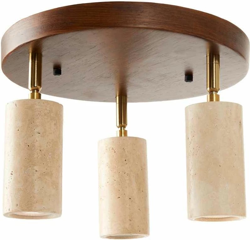 Llambë tavani prej druri, Opviq Nur C, ngjyrë bezhë dhe arre