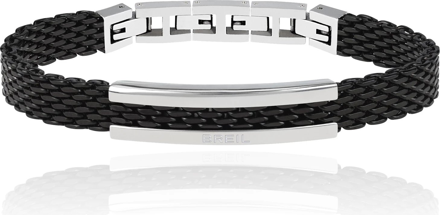Byzylyk për meshkuj BREIL JEWELS SNAP, i zi