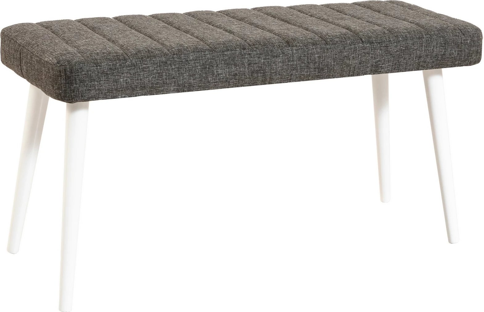 Stol skandinav, ngjyrë e bardhë dhe antracit, Skye Decor, 100x39x48cm