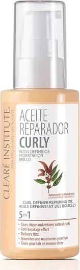 Vaj për flokë kaçurrela Clearé Institute Curly Curls Defined Curl Repair Oil 50ml