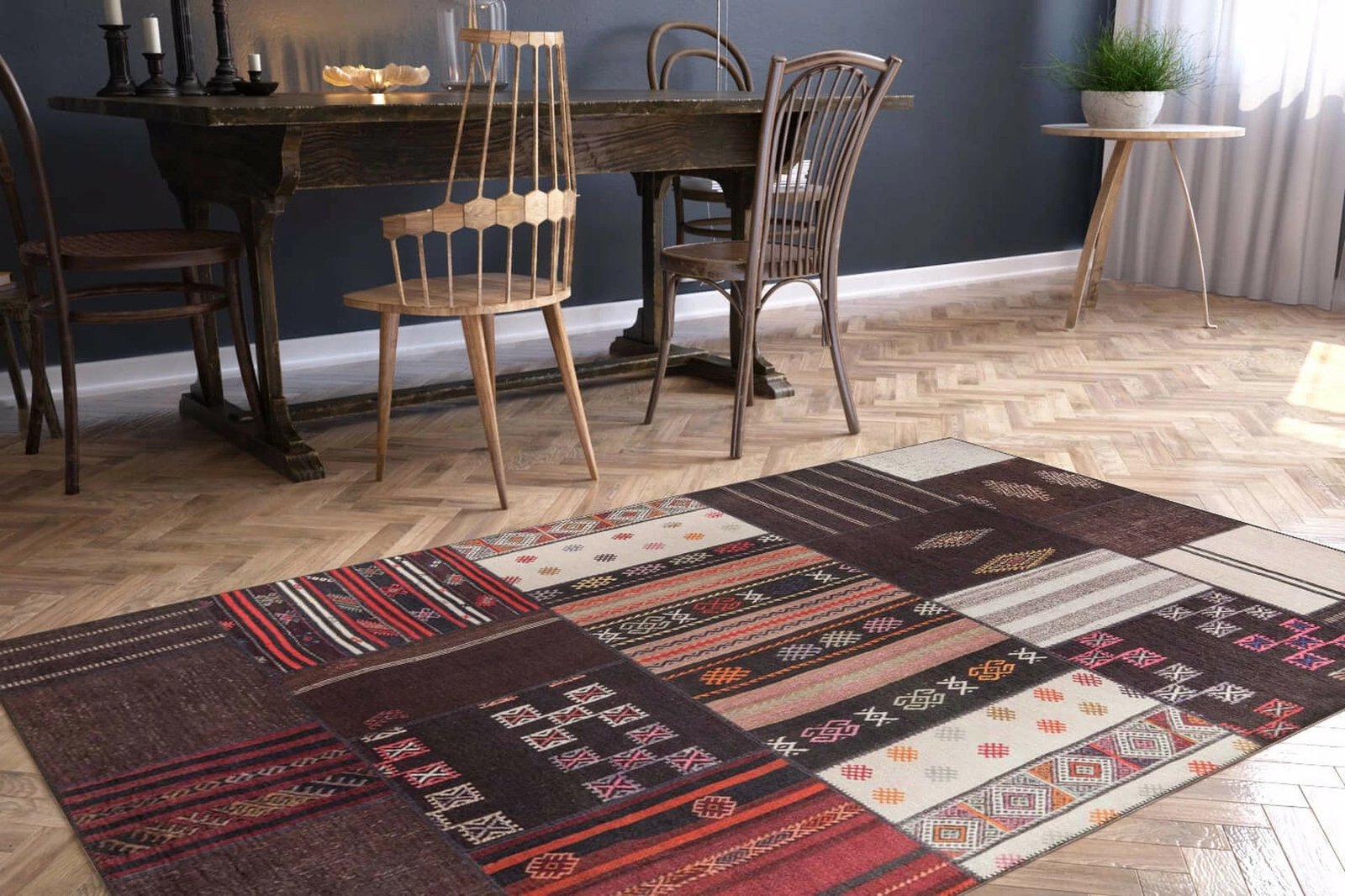 Qilim Conceptum Hypnose Jazz Chenille, shumëngjyrësh, 210x310cm