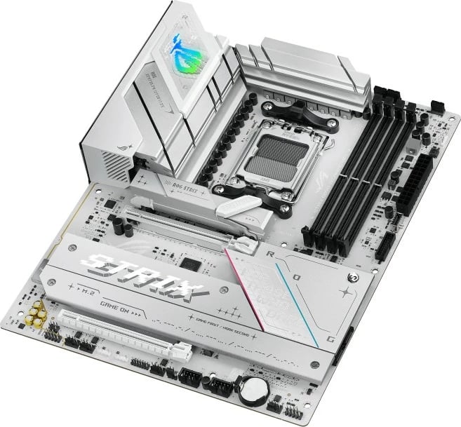 Pllakë amë Asus ROG STRIX B850-A GAMING WIFI, Socket AM5, ATX, WiFi 7, e bardhë Pllakë amë Asus ROG STRIX B850-A GAMING WIFI, Socket AM5, ATX, WiFi 7, e bardhë